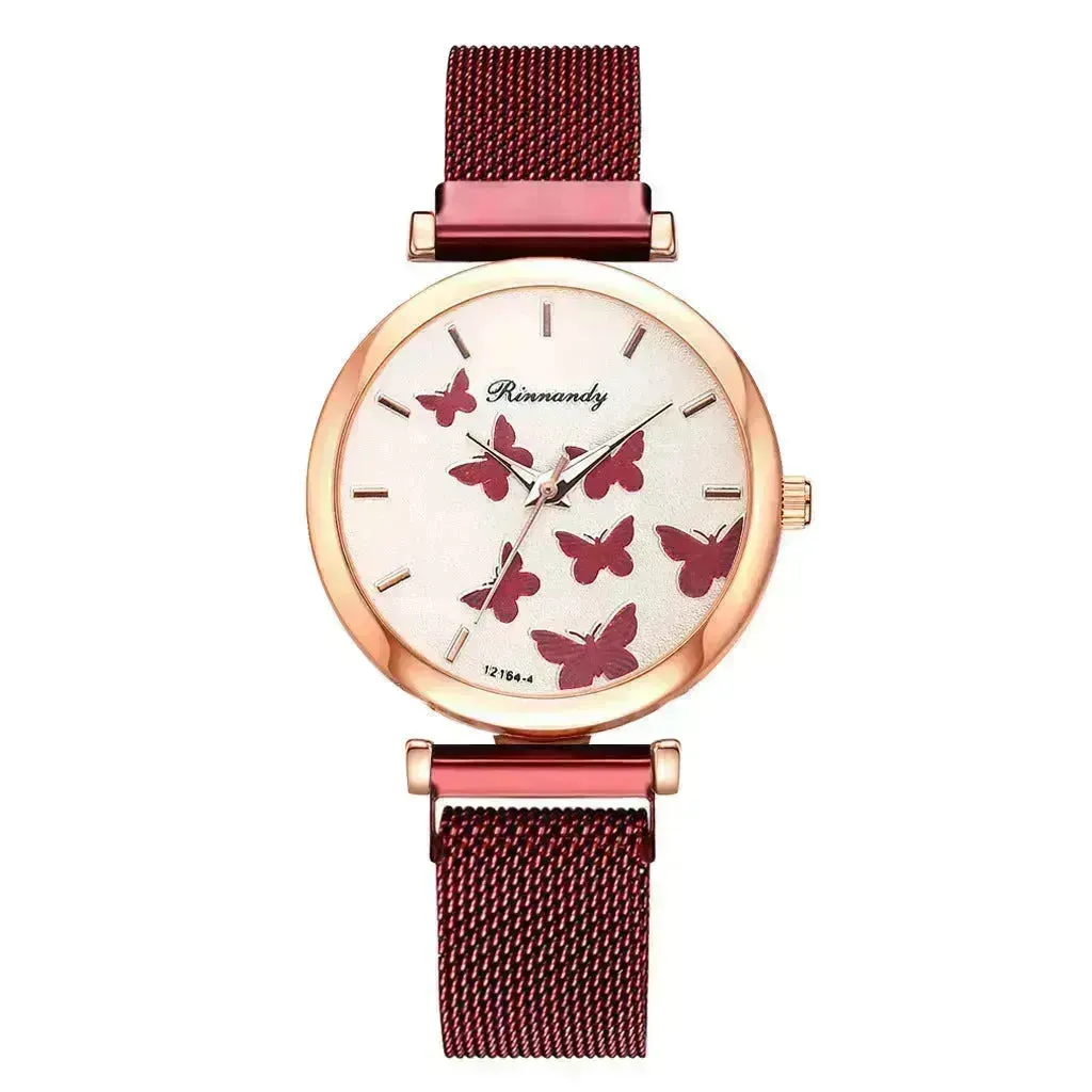 Magnet buckle leisure watch