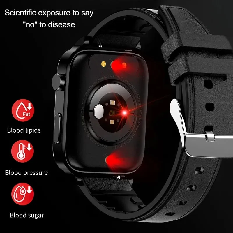 Smart Watch Men Laser Treatment Three High ECG PPG Heart Rate Blood Pressure Health Tracker Smart Watch For Huawei Xiaomi Gift